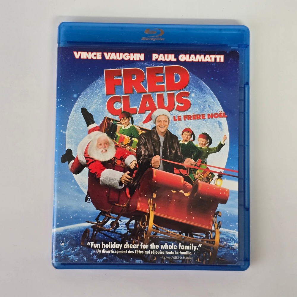 Fred Claus Blu-ray Movie Vince‎ Vaughn Holiday Comedy Christmas Warner Bros